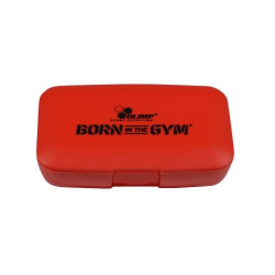 OLIMP Pillbox BORN IN THE GYM - czerwony